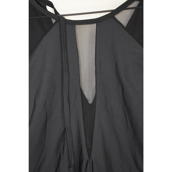 NWT Eloquii Halter Mesh V Neck Swimsuit Size 24 - Picture 4 of 5